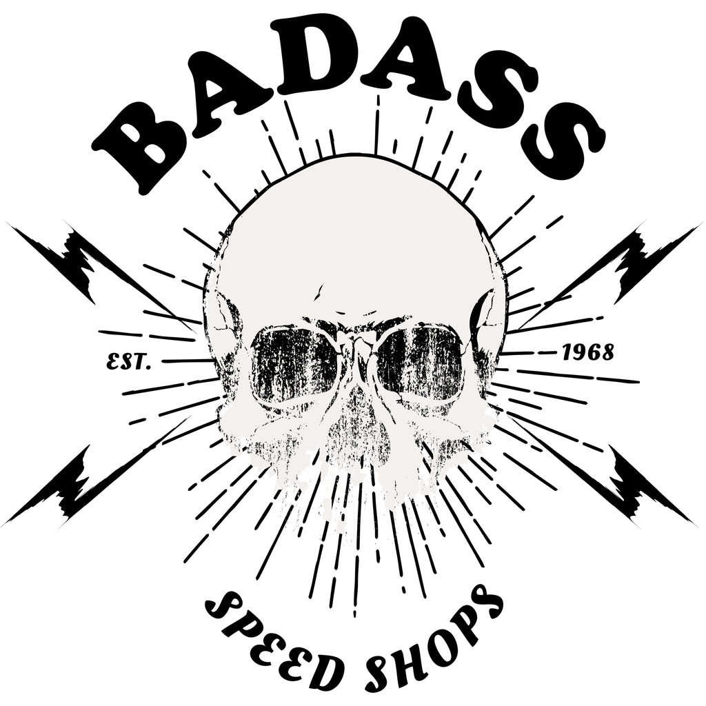 Badass Speed Shops - Motorcycle Speed Culture Biker Streetwear Vintage Style T-Shirt