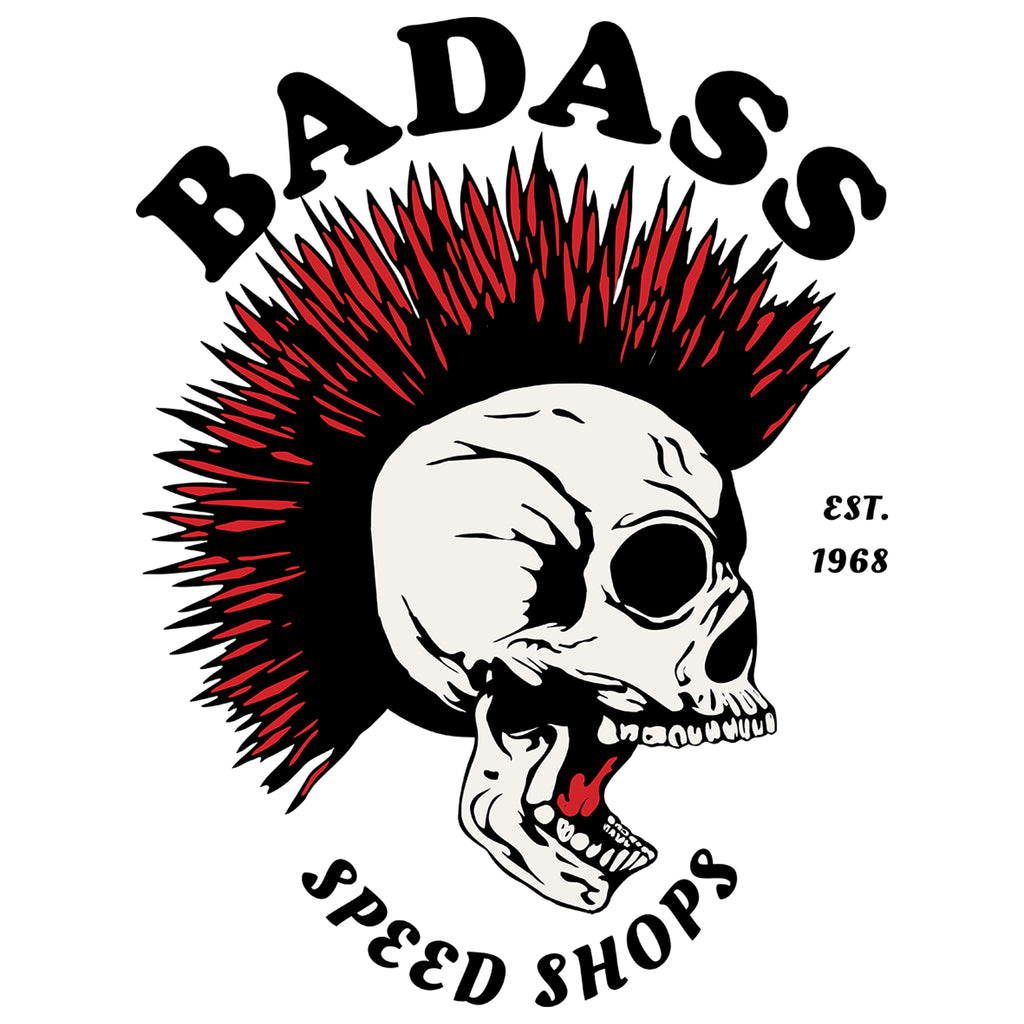 Badass Speed Shops - Motorcycle Speed Culture Biker Streetwear Vintage Style T-Shirt