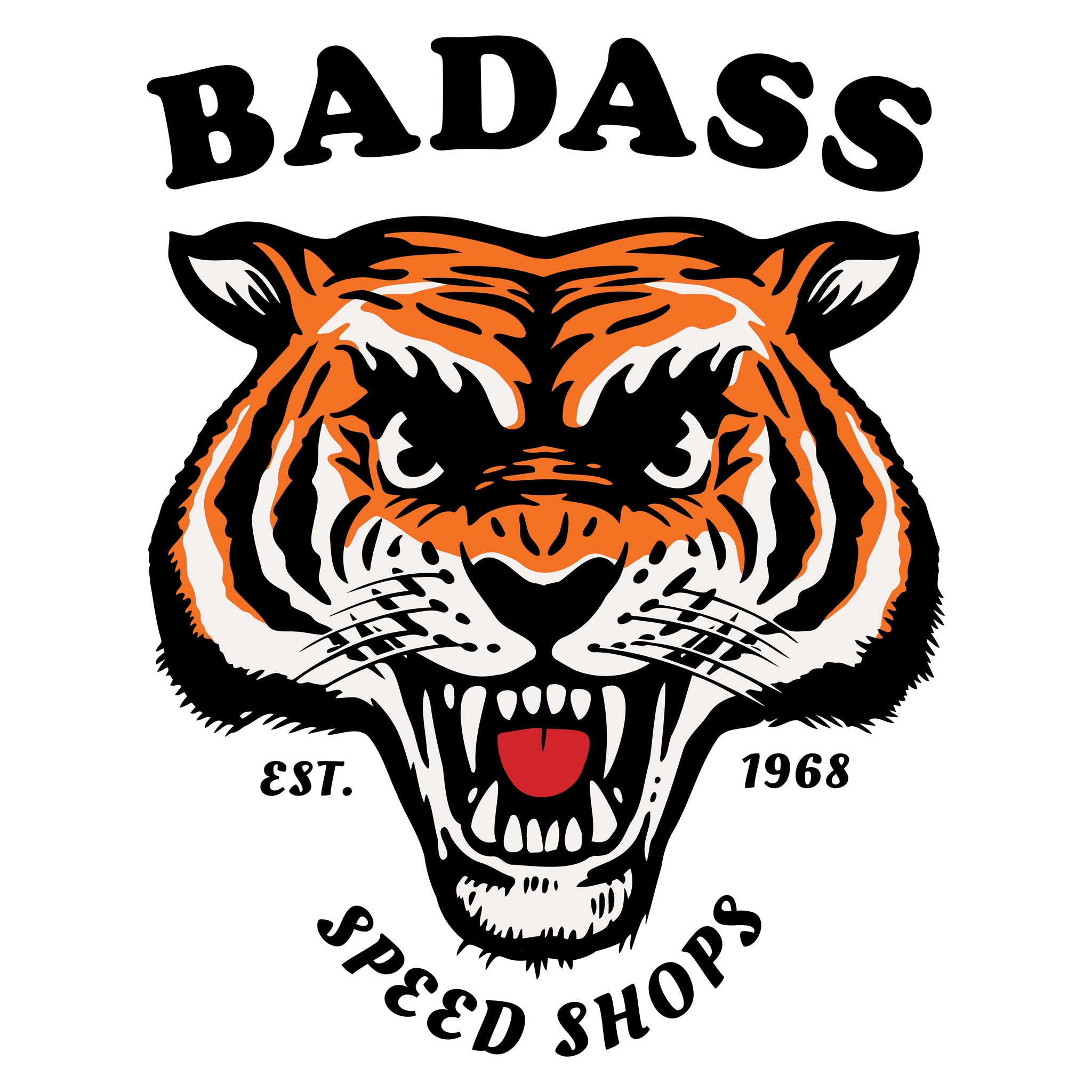 Badass Speed Shops - Motorcycle Speed Culture Biker Streetwear Vintage Style T-Shirt
