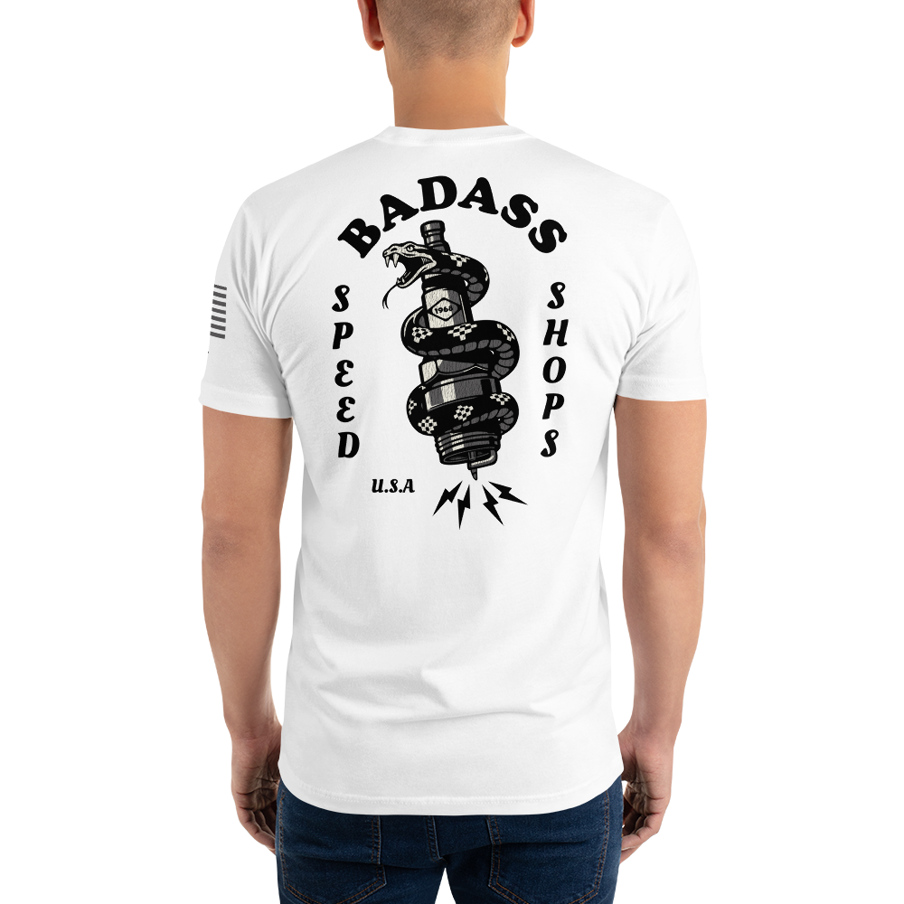 Badass Speed Shops - Motorcycle Speed Culture Biker Streetwear Vintage Style T-Shirt