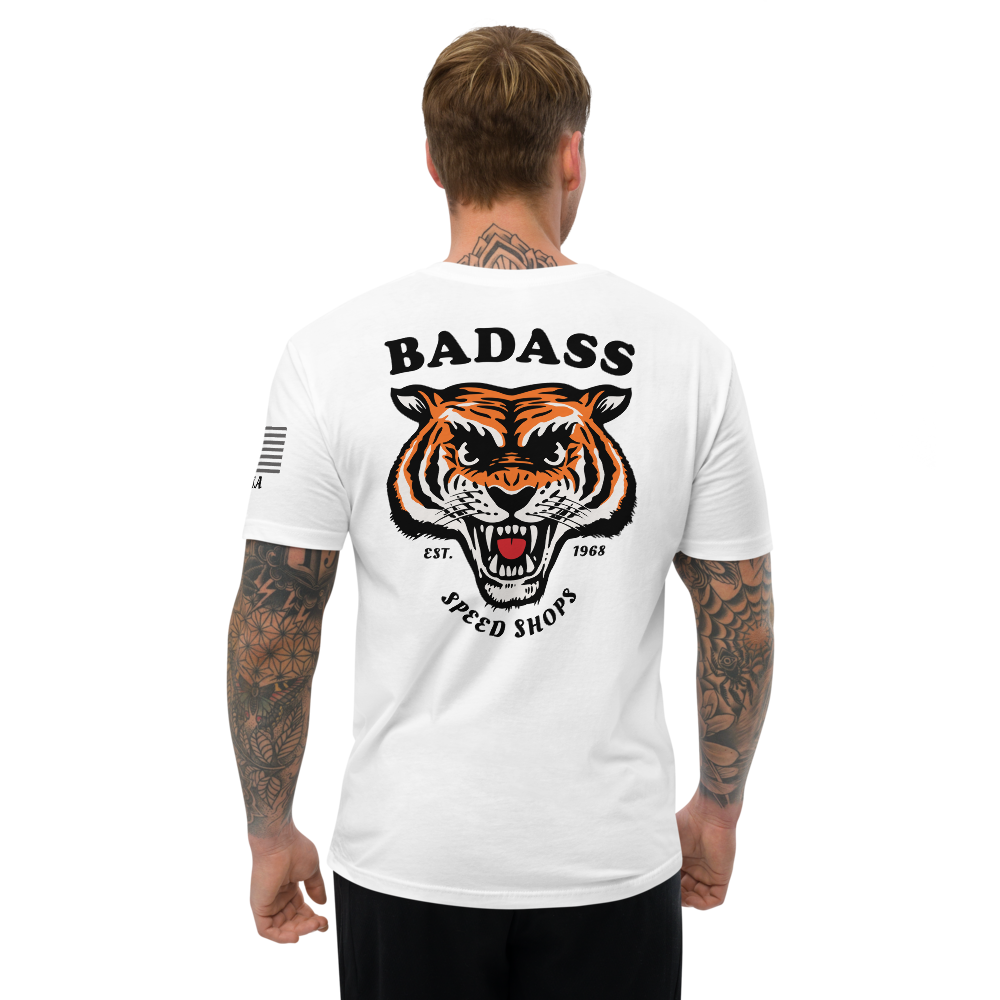 Badass Speed Shops - Motorcycle Speed Culture Biker Streetwear Vintage Style T-Shirt