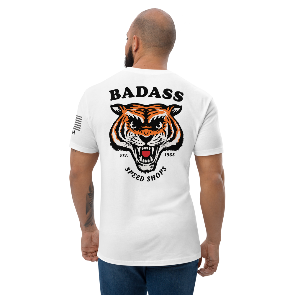 Badass Speed Shops - Motorcycle Speed Culture Biker Streetwear Vintage Style T-Shirt