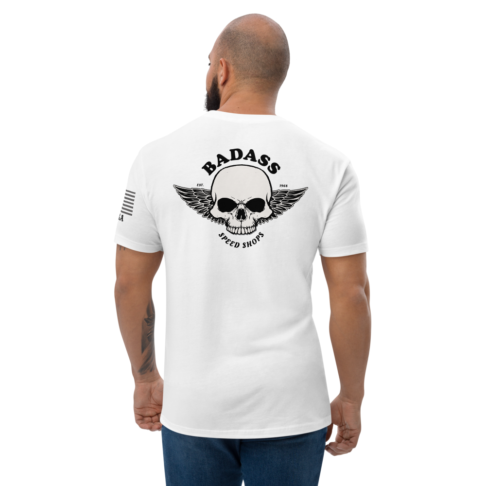 Badass Speed Shops - Motorcycle Speed Culture Biker Streetwear Vintage Style T-Shirt