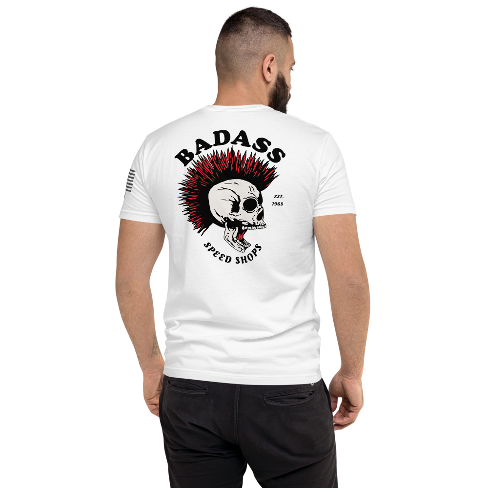 Badass Speed Shops - Motorcycle Speed Culture Biker Streetwear Vintage Style T-Shirt