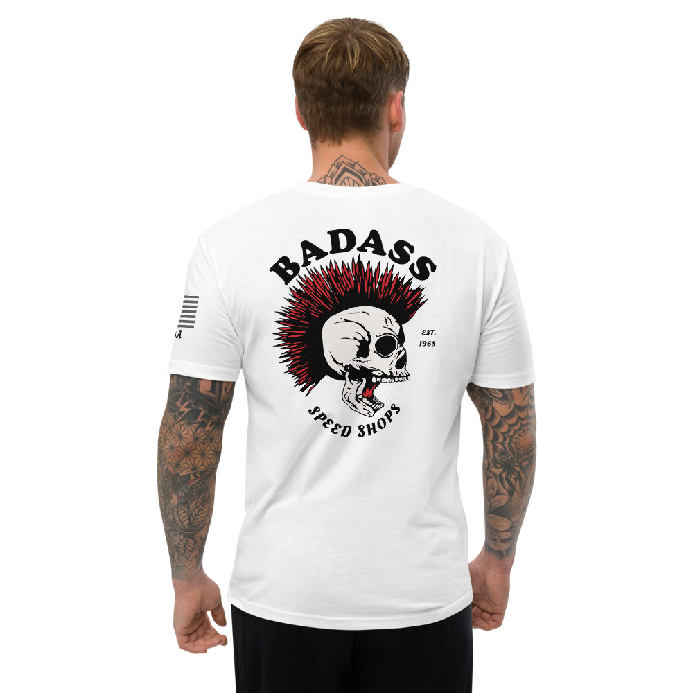 Badass Speed Shops - Motorcycle Speed Culture Biker Streetwear Vintage Style T-Shirt