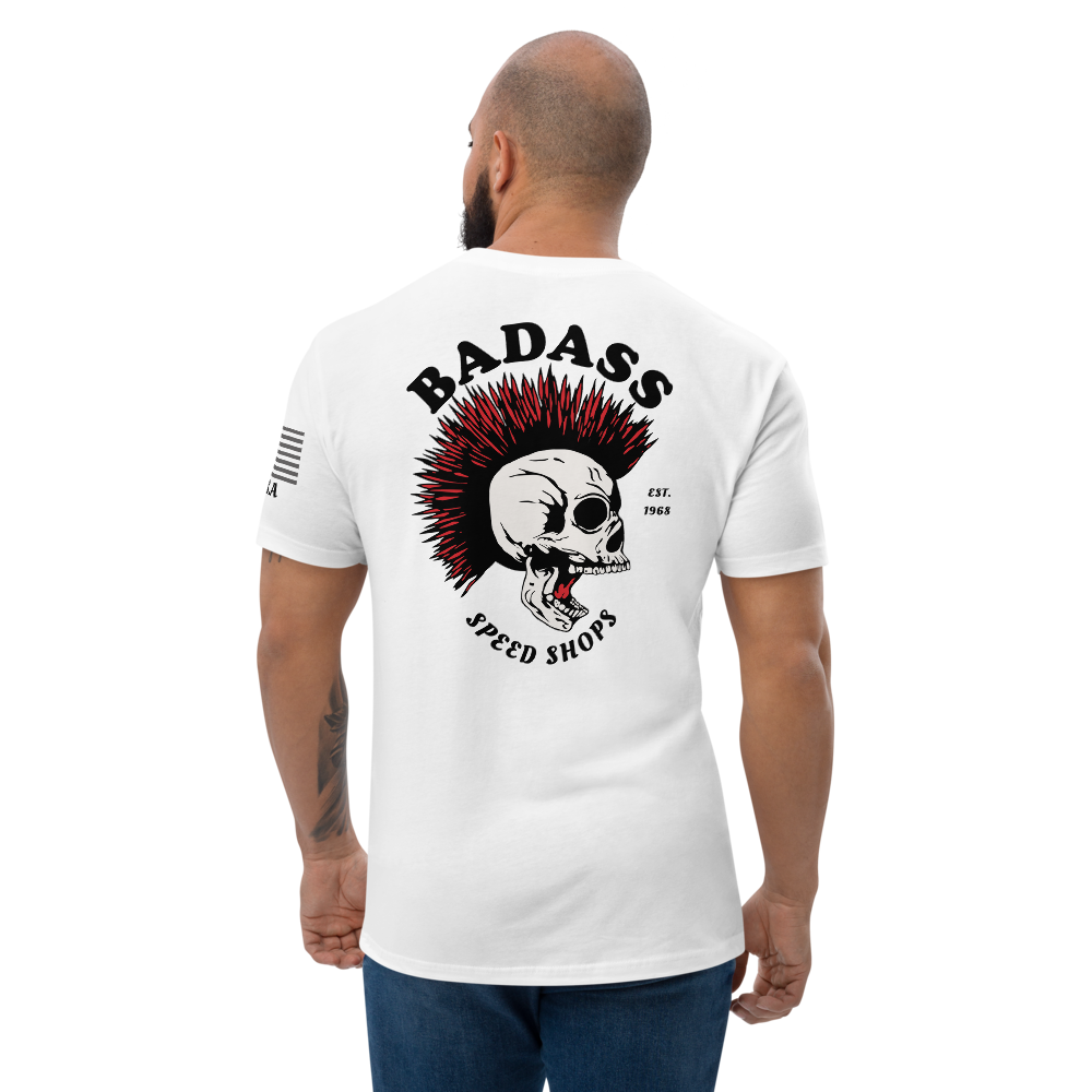 Badass Speed Shops - Motorcycle Speed Culture Biker Streetwear Vintage Style T-Shirt