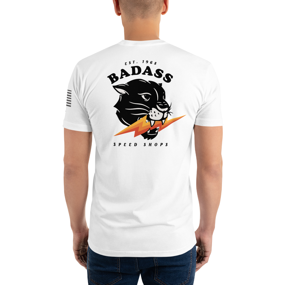 Badass Speed Shops - Motorcycle Speed Culture Biker Streetwear Vintage Style T-Shirt