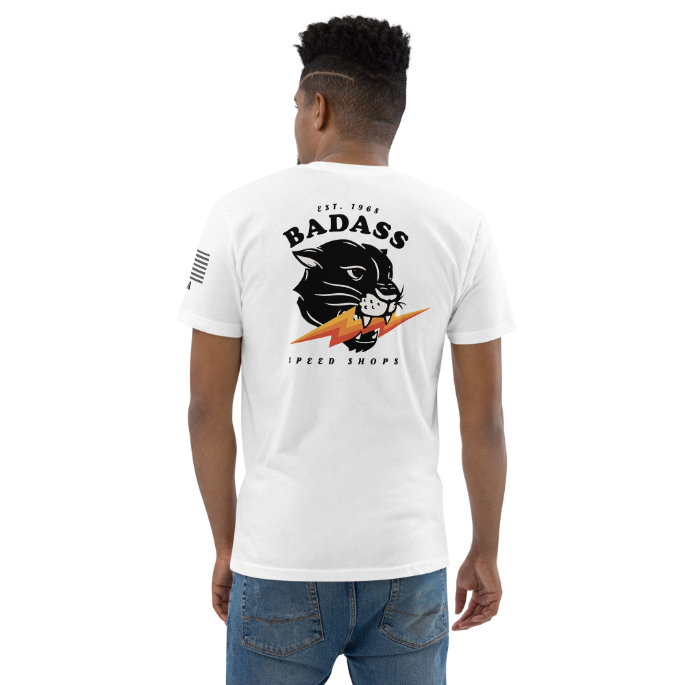 Badass Speed Shops - Motorcycle Speed Culture Biker Streetwear Vintage Style T-Shirt
