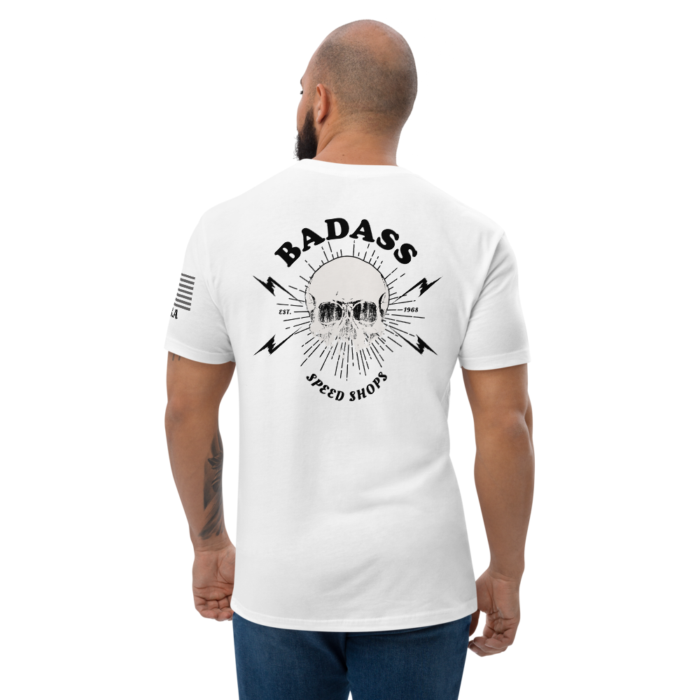 Badass Speed Shops - Motorcycle Speed Culture Biker Streetwear Vintage Style T-Shirt