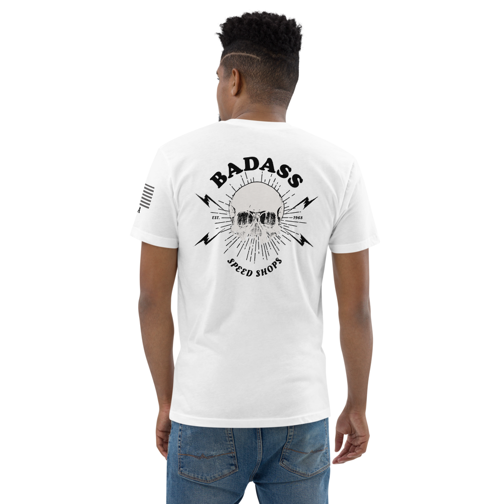 Badass Speed Shops - Motorcycle Speed Culture Biker Streetwear Vintage Style T-Shirt
